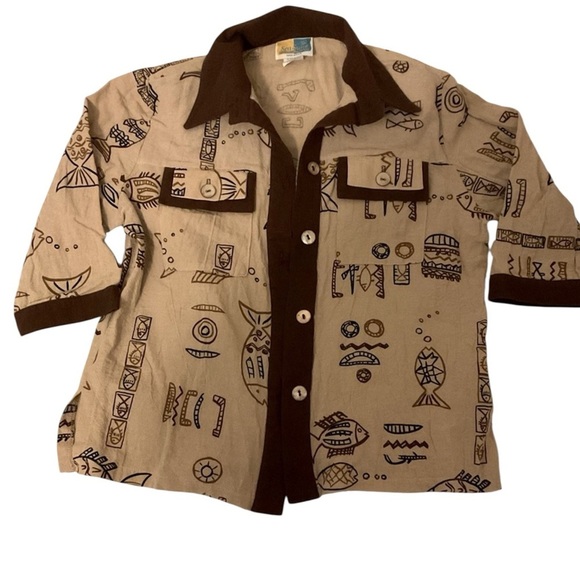 Sea Suns women button up shirt size x-small - Picture 7 of 13